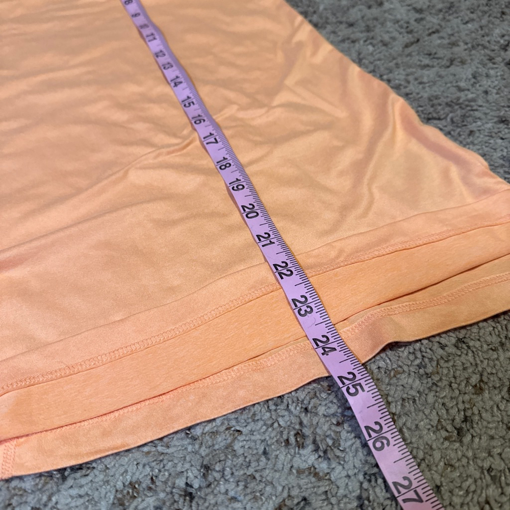 Women's Ideology Orange Melon Sorbet Tank Top Plus Size 1X - Picture 5 of 9